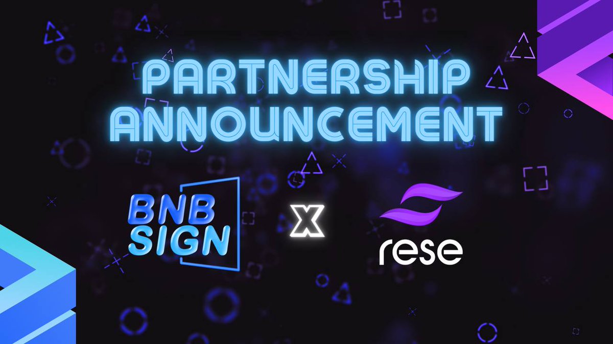 BNBSIGN's tweet image. 📣Partnership Announcement📣
🤝@sign_meta &amp;amp; @rese_social

Details on #Medium👉🏻medium.com/@BNBSign/unloc…

🔥#BUIDL
📌Enhanced Security
📌Monetization Opportunities
📌Transparent Community Building
📌Research and Education

#esignature #web3 #SocialFi #docusign #crypto #communities