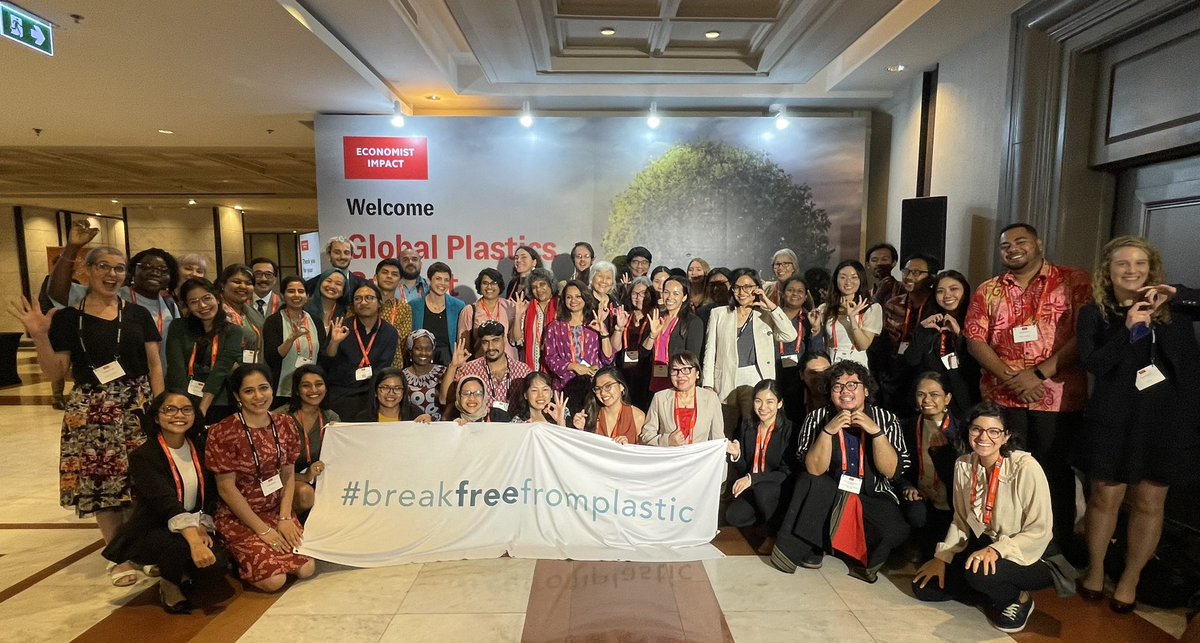 After two days of substantial discussions at the #EconGlobalPlastics summit, #BreakFreeFromPlastic members are ready for the next round of #PlasticsTreaty negotiations in #Nairobi to work on a legally-binding instrument to tackle plastic pollution at the source. <a href="/EconomistEvents/">Economist Impact events</a>