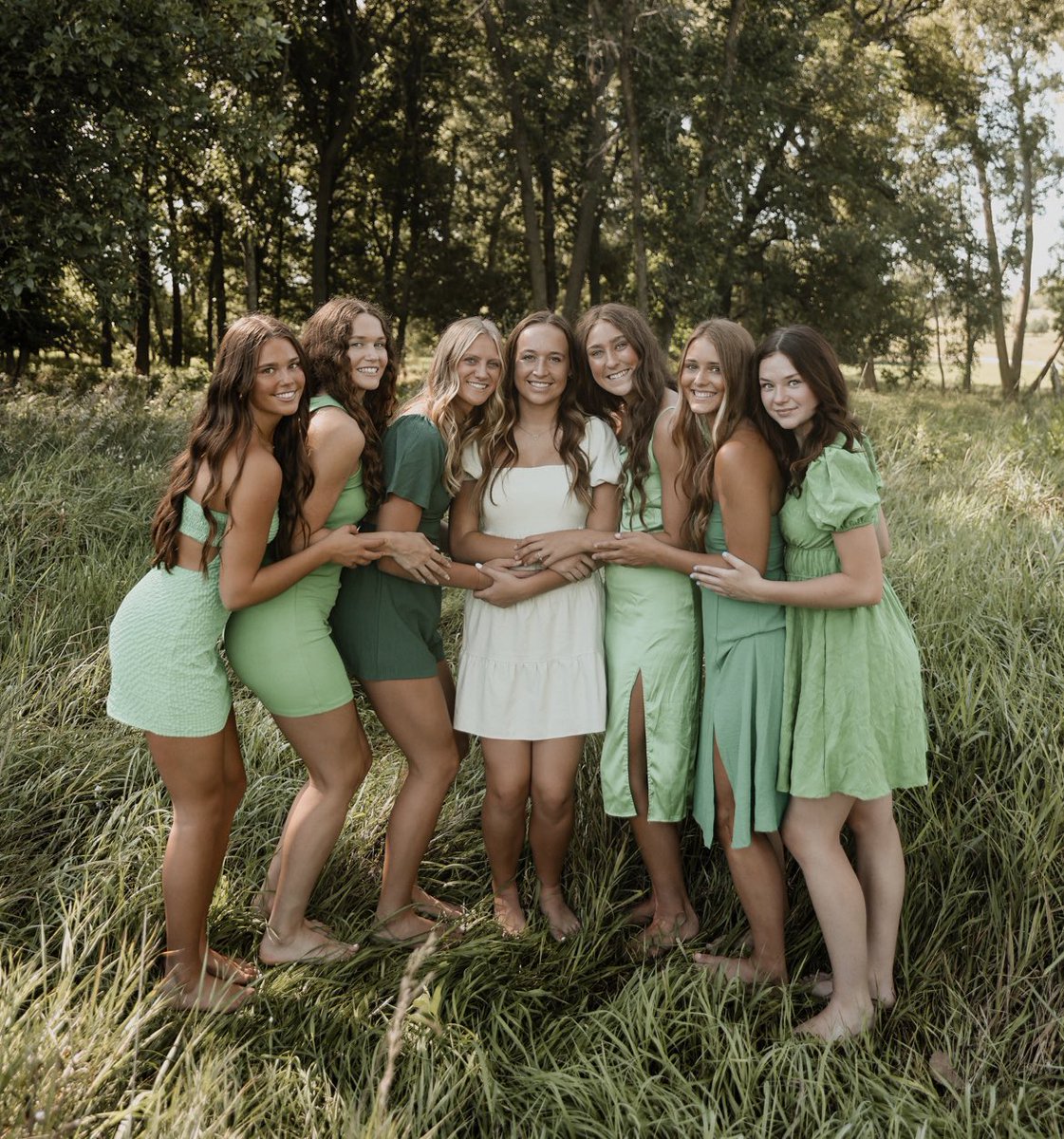 Senior Night tonight at 6:30 vs. Millard South! Head over to Gretna High to show some support and love for these wonderful ladies! 💚 #C4E