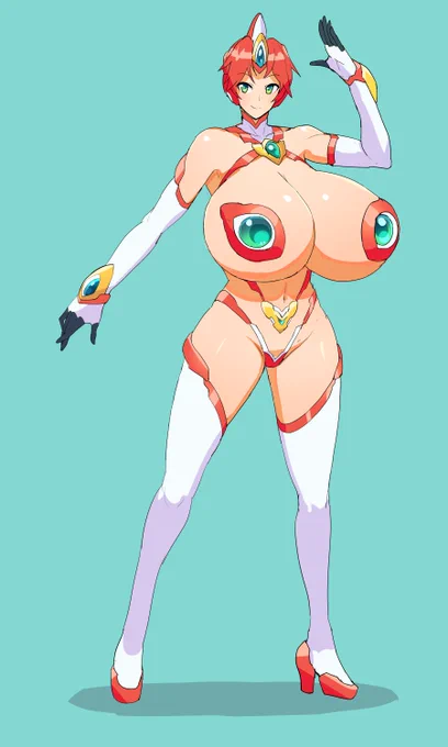 でかいおっぱいのヒロインを描いていきたいですね 