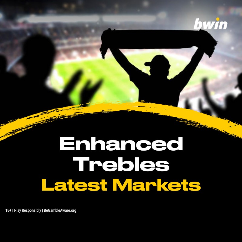 bwin_UK's tweet photo. Thursday EURO 2024 enhanced trebles are live on-site:

⚽️ Czech Republic, Norway &amp; Romania all to win
❌ Was 4.30
✅ Now 4.75

⚽️ Spain, Poland &amp; Croatia all to win
❌ Was 2.80
✅ Now 2.90

Add to betslip 👇