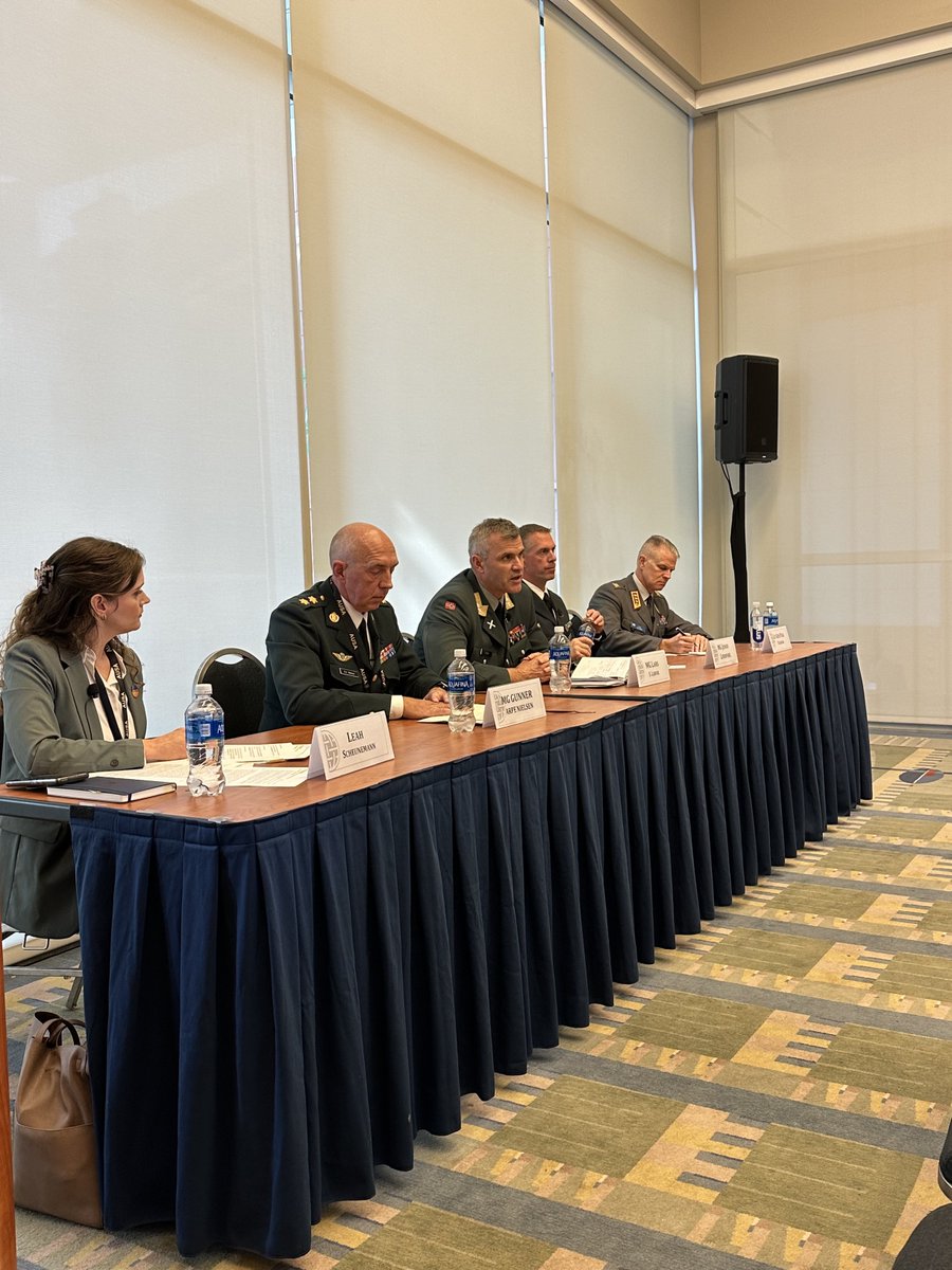 ACScowcroft's tweet photo. The @ACScowcroft Center's Transatlantic Security Initiative was honored to host a panel discussion with Danish, Finnish, Norwegian and Swedish Chiefs of Army to explore a new era of Nordic defense on the sidelines of #AUSA2023. https://t.co/rrEJ5lPOVc