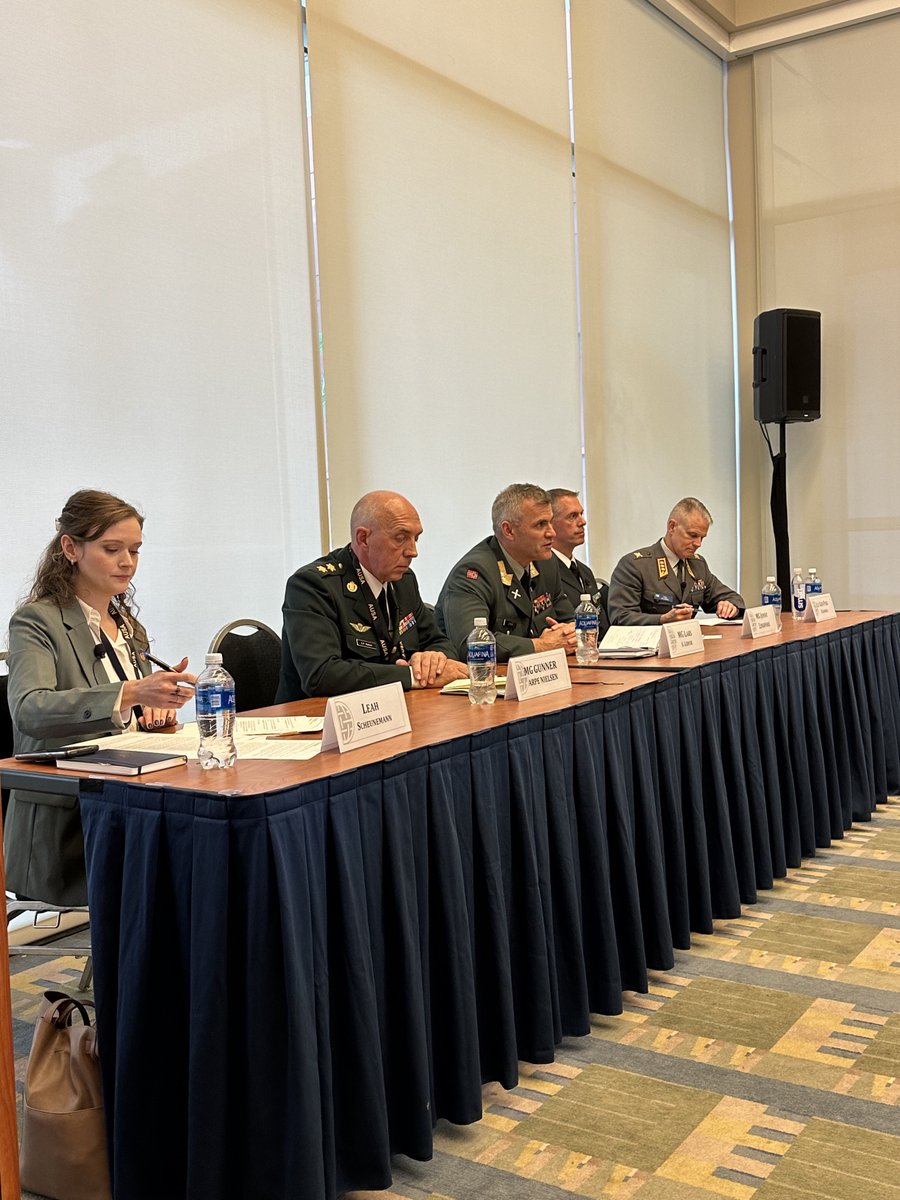 ACScowcroft's tweet photo. The @ACScowcroft Center's Transatlantic Security Initiative was honored to host a panel discussion with Danish, Finnish, Norwegian and Swedish Chiefs of Army to explore a new era of Nordic defense on the sidelines of #AUSA2023. https://t.co/rrEJ5lPOVc