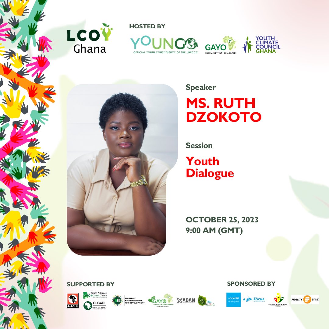 YouthClimateGH's tweet photo. Meet the quick-witted speakers of the Youth Dialogue on LCOY #Ghana 🇬🇭 2023!
Brace yourselves for an incredible lineup of #youth  #leaders , environmental warriors, and innovative thinkers ready to ignite your passion for sustainable #action! https://t.co/BFXMRgj6De