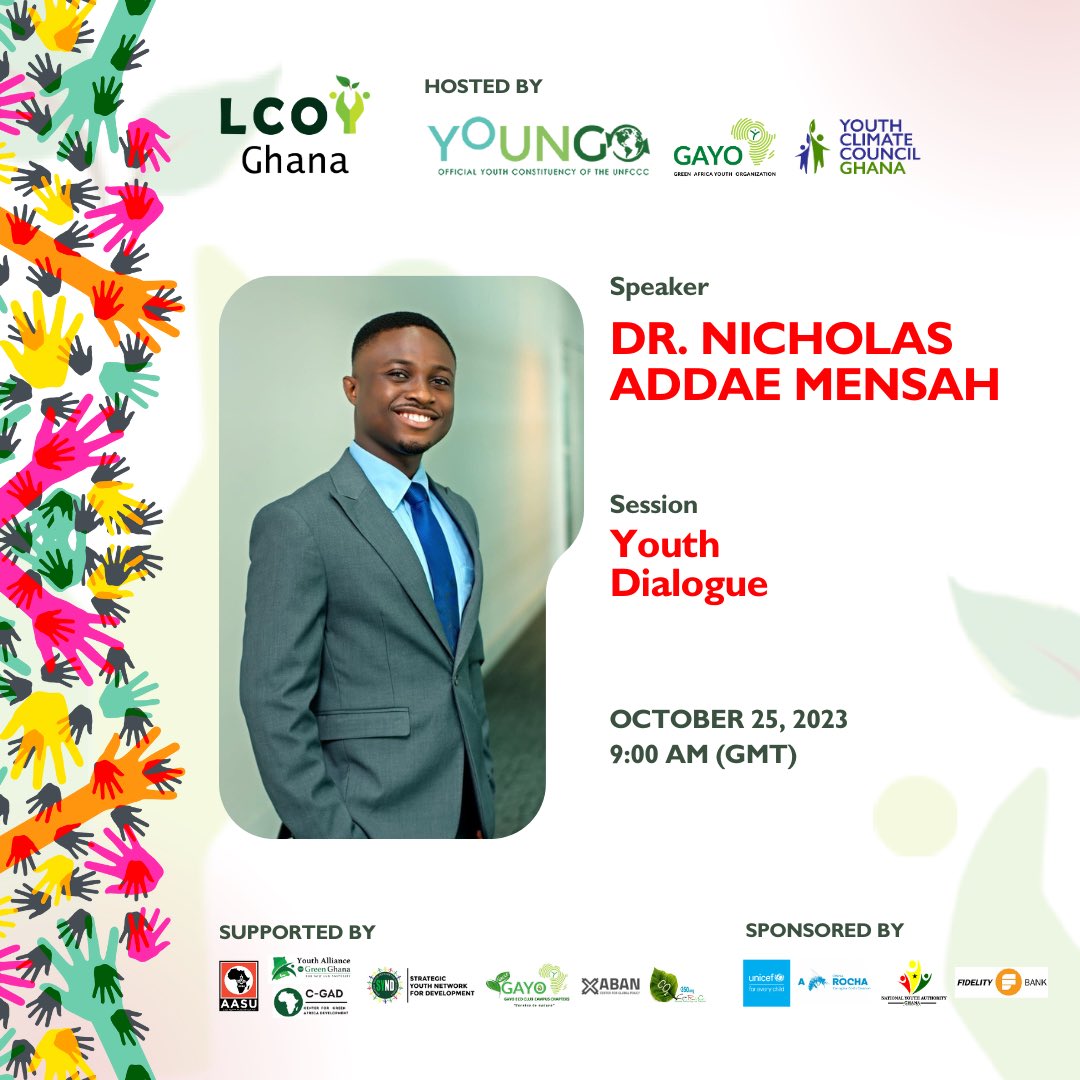 YouthClimateGH's tweet photo. Meet the quick-witted speakers of the Youth Dialogue on LCOY #Ghana 🇬🇭 2023!
Brace yourselves for an incredible lineup of #youth  #leaders , environmental warriors, and innovative thinkers ready to ignite your passion for sustainable #action! https://t.co/BFXMRgj6De