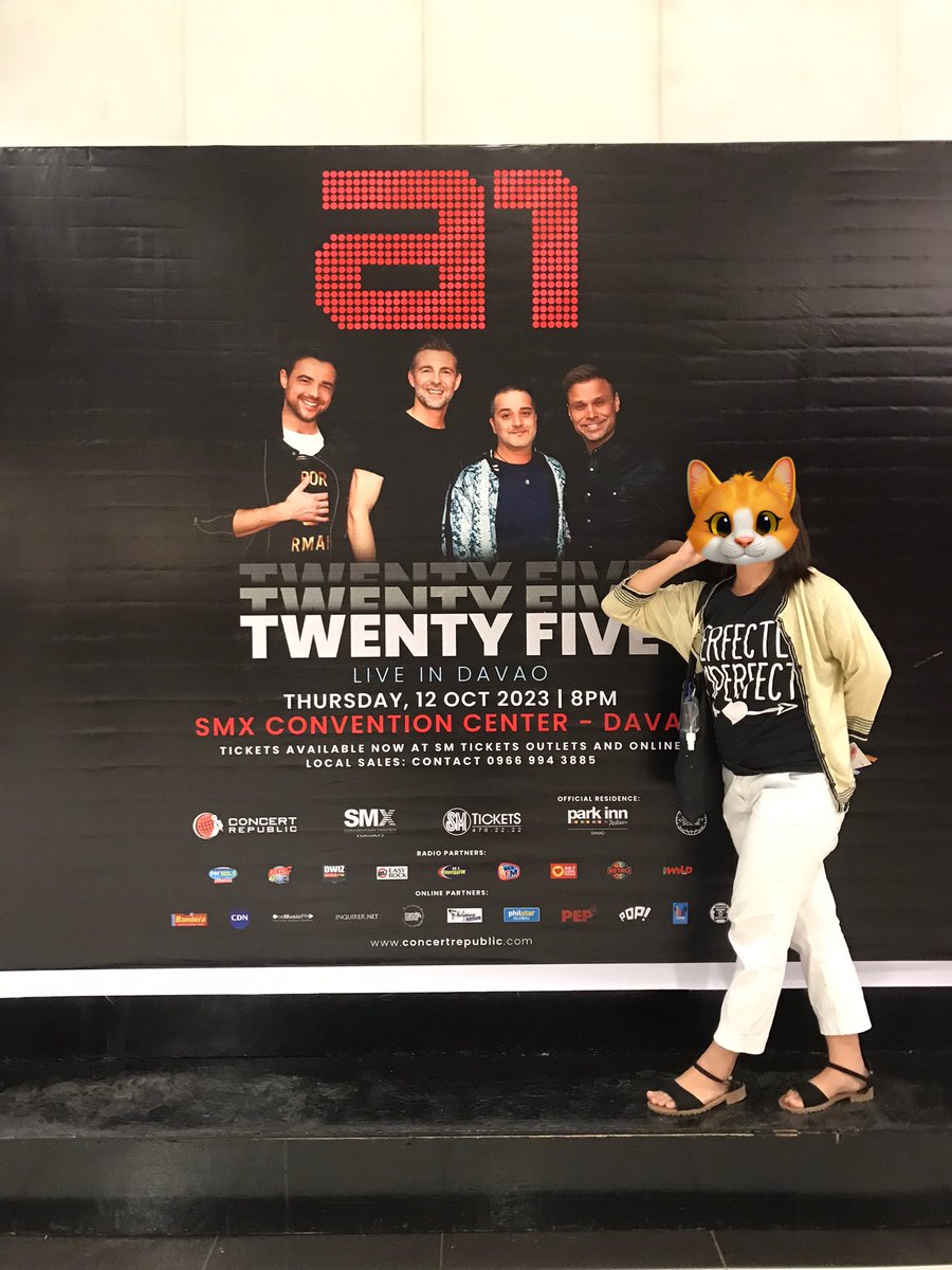 See you in a while, @A1Official! 🌹✨

#A1TwentyFive #A1AnniversaryTour2023 #TwentyFiveAnniversaryTour #Cebu #Davao #Manila