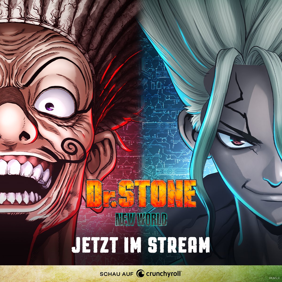 DrStone_DE's tweet photo. Ab sofort kannst du Dr. STONE New World Cour 2 auf Crunchyroll schauen! Zudem ist die deutsche Synchro ebenfalls angelaufen!

🧪 SCHAU HIER: https://t.co/luhIIWlOrv https://t.co/eauGMrFeAg