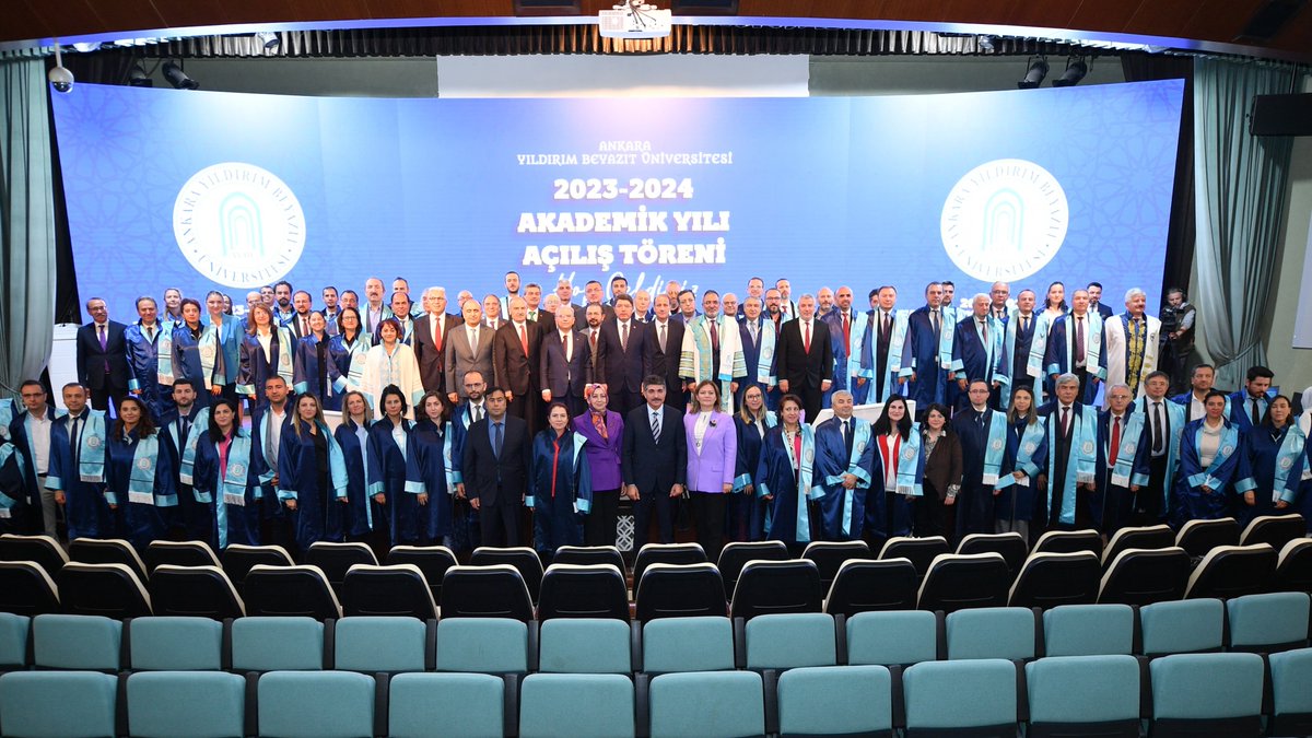 Ankara Yıldırım Beyazıt Üniversitesi 2023-2024 Akademik Yılı Açılış Töreni’nde, kıymetli hocalarımız ve sevgili öğrencilerimizle bir araya geldik.

Öğrencilerimizin heyecanı ve gözlerindeki ışık, bizleri mutlu etti. Ülkemiz ve milletimiz için yaptığımız çalışmalarda gücümüze güç
