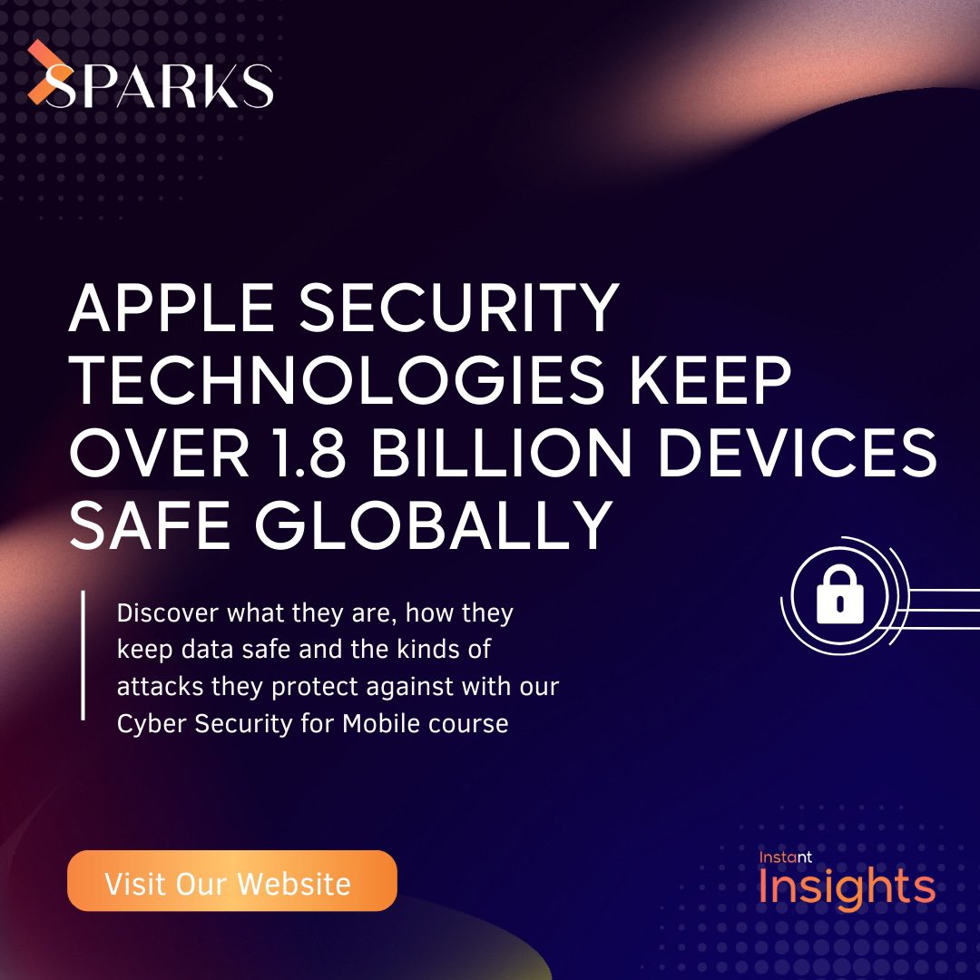 sparksmena's tweet photo. Mobile device security course for beginners!
Learn the fundamentals of mobile security, encryption, authentication, and more. Gain the skills to perform penetration testing and incident response. Register here: https://t.co/stIVckx5KJ https://t.co/JqDH7cvr19