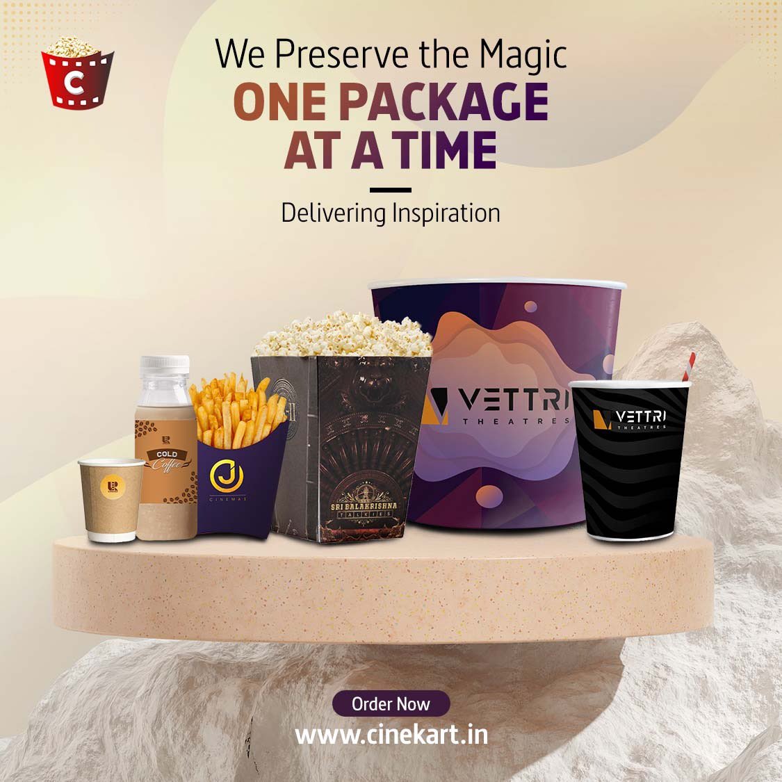 Cinekartos's tweet photo. Get your packages personalised and provide a premium experience to your customers only at https://t.co/LAvrtjAOqK 🍿
#cinekart #theatreessentials #theatreneeds #packaging #popcorntub #popcornbox #coldcoffee #coffeecup #doublewallcup #petbottle https://t.co/lbIg9KgM1l