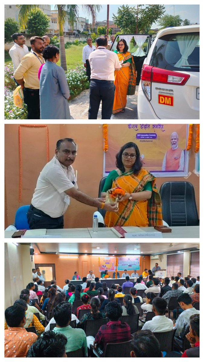 ITIArvModasa's tweet photo. આજ રોજ આઈ.ટી.આઈ મોડાસા ખાતે  દીક્ષાંત સમારોહનું આયોજન કરવામાં આવેલ હતું. જેમાં કલેક્ટરશ્રી ના વરતહ્તે 2023 વર્ષના પાસ આઉટ તાલીમાર્થીઓને  એનસીવીટી સર્ટિફિકેટ અને મોમેન્ટો આપી તાલીમાર્થીઓના ઉત્સાહમાં વધારો કરેલ હતો. https://t.co/ukrSO4wqcH