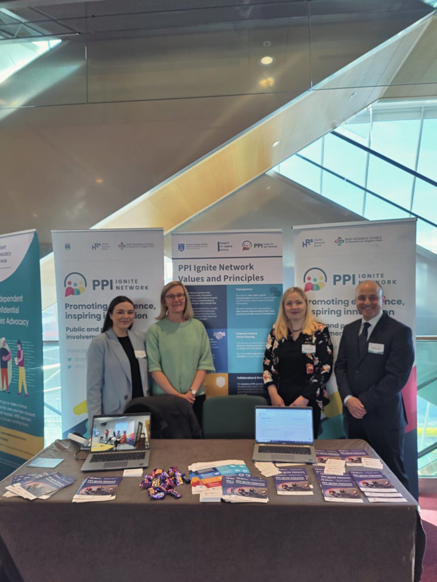 Catch us today @TheCCD supporting PPI at the @HSELive  #PatientPartnershipConference! 

A great opportunity to learn more about our work from members of the team (and grab a sweet)!

@hrbireland @IrishResearch @IPPOSI @HRCIreland @HSEResearch @IrishNeonatal @GlobalPPINet
