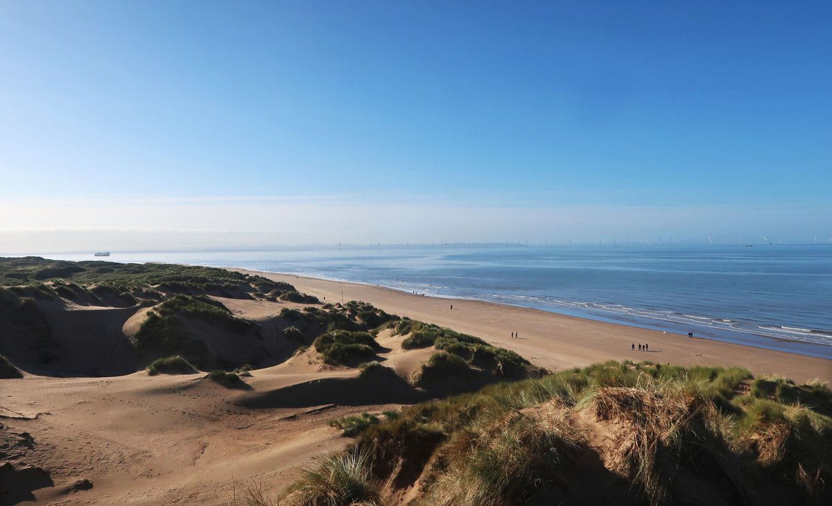 snapperlane's tweet image. Formby Beach looking stunning in the October sunshine #Formby #Liverpool