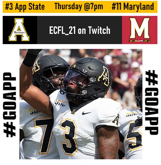 It's gameday! We take on <a href="/EtuReapers/">ECFL_Maryland Terps</a> tonight as we look to continue our winning ways!

#GoApp