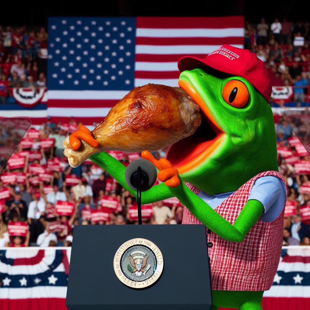 curdledmilk35's tweet photo. @DC_Draino I hereby do declare, freedom, prosperity, fried turkey legs and mean tweets until the deep state stops me. #pepe #savetheUS https://t.co/6AyLaKF83G