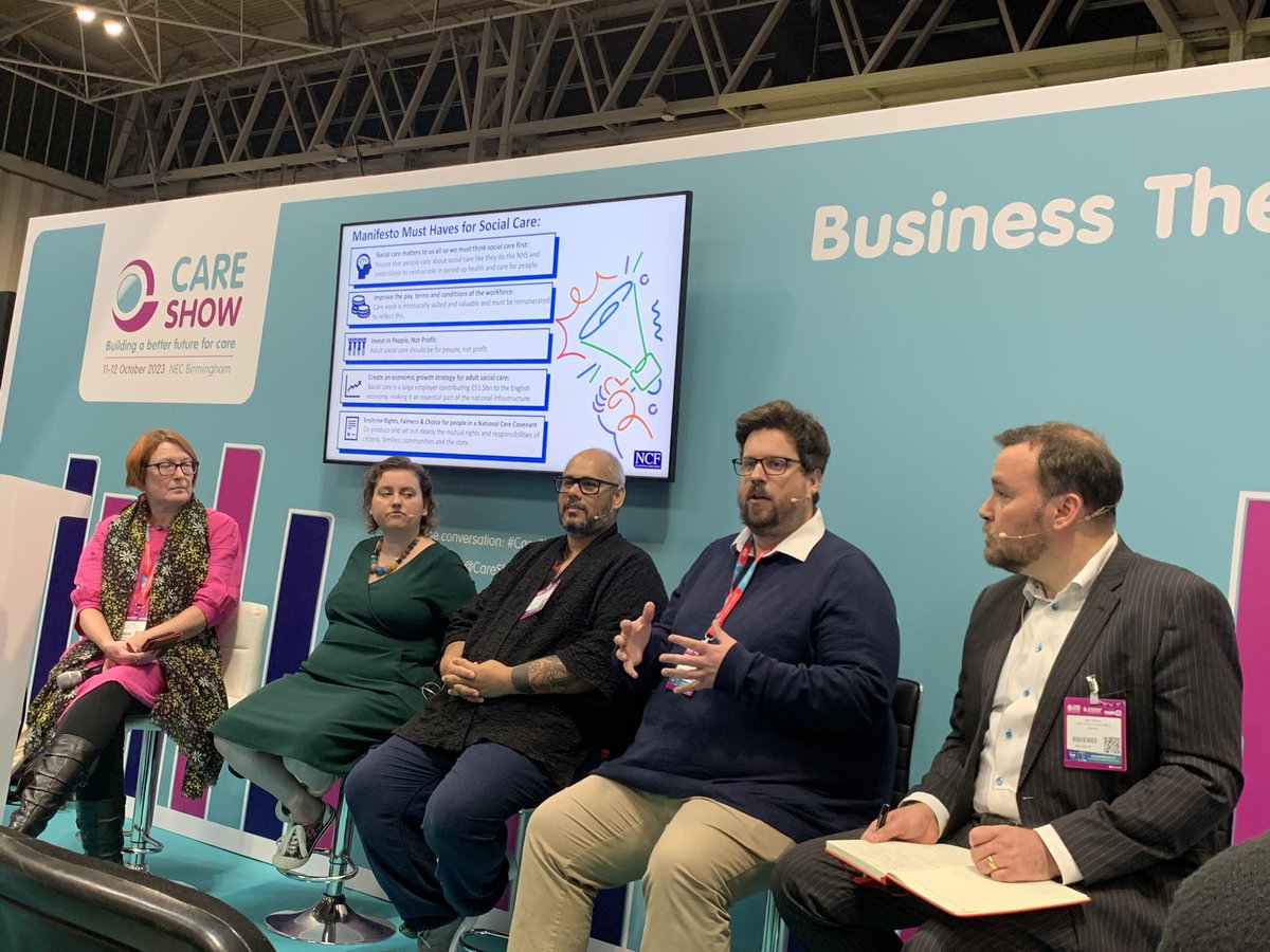 cmm_magazine's tweet image. Charity @mencap_charity is calling on the government to produce manifestos in easy read, events to be accessible and political party candidates to of had disability awareness training #CareShow2023 #learningdisability #GeneralElection