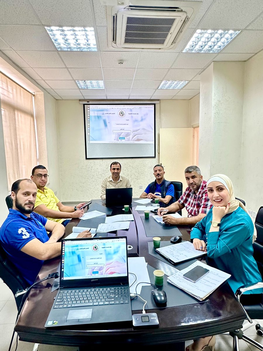 CompleteChain's tweet photo. Part of the meeting of Complete Chain’s technical team with the Electronic Transformation Committee at the Jordanian Medical Council to discuss the requirements for developing the workflow of the new electronic services system. 

#Jordanian_Board #Complete_Chain https://t.co/rOofY05HM0