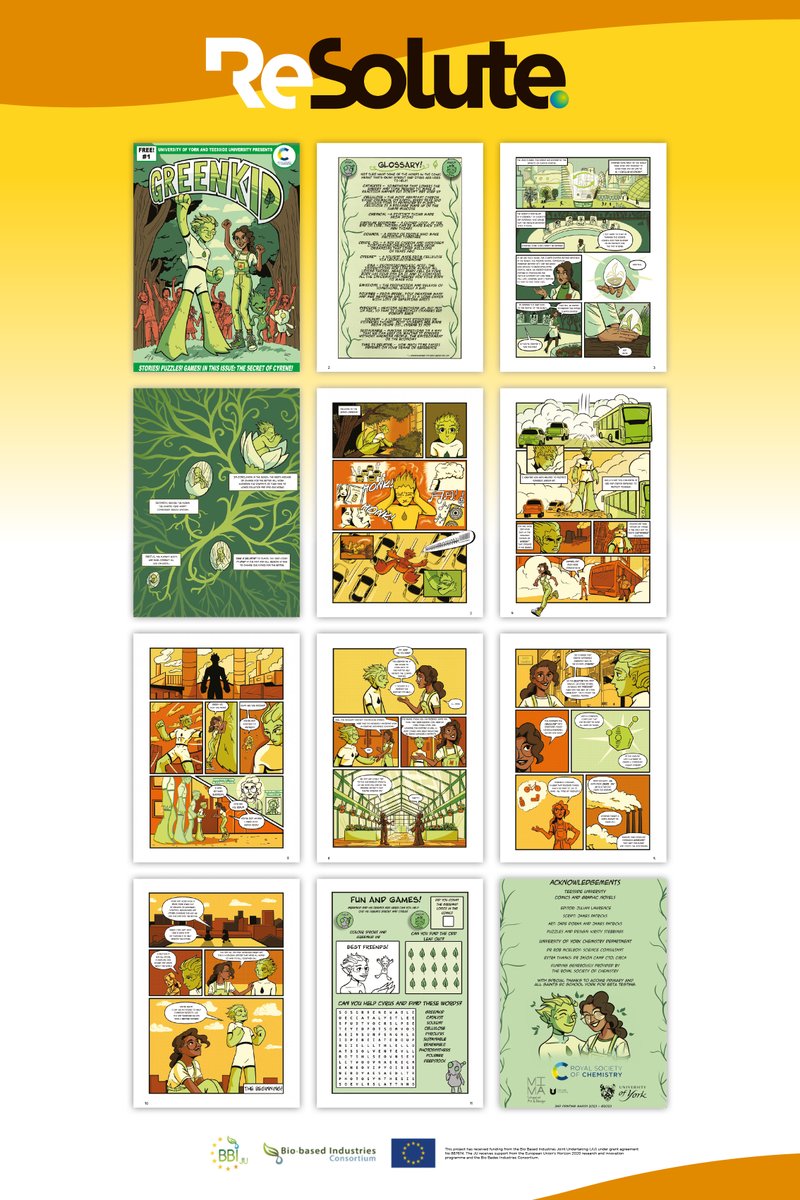 👀 Have you already seen our Green KID poster?
💡 It is really instructive on how to produce the sustainable solvent Cyrene™. 
📢 Green Kid spreads the Cyrene message!
👉 resolute-project.eu/project-materi…
#ReSolute #Project #Europe #GreenKid #Cyrene