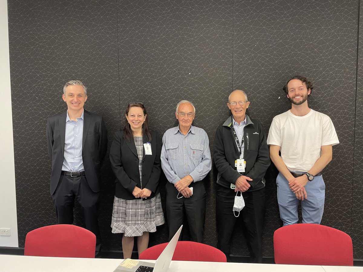 Dr Laila Girgis (@drlailagirgis) on Twitter photo @ProfPeterBrooks visiting @SVH Rheumatology Teaching Meeting with <a href="/rosspenglase/">Ross Penglase</a>, <a href="/drlailagirgis/">Dr Laila Girgis</a>, @ProfRicDay and <a href="/EtienneMasle/">Etienne Masle-Farquhar</a> @ProfPeterBrooks visiting @SVH Rheumatology Teaching Meeting with <a href="/rosspenglase/">Ross Penglase</a>, <a href="/drlailagirgis/">Dr Laila Girgis</a>, @ProfRicDay and <a href="/EtienneMasle/">Etienne Masle-Farquhar</a>