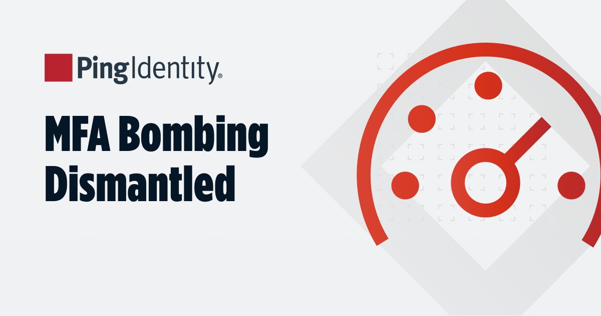 PingIdentityDE's tweet photo. 🚫 MFA-Bombardierungen sind eine reale Bedrohung. Wie kann man ihr entgegentreten? 

Überwinden Sie die MFA-Müdigkeit! Unsere Lösungen können die Eingabeaufforderungen um bis zu 89 % reduzieren. Erfahren Sie mehr: https://t.co/7b6GtBegjV https://t.co/EhKyEJYiik