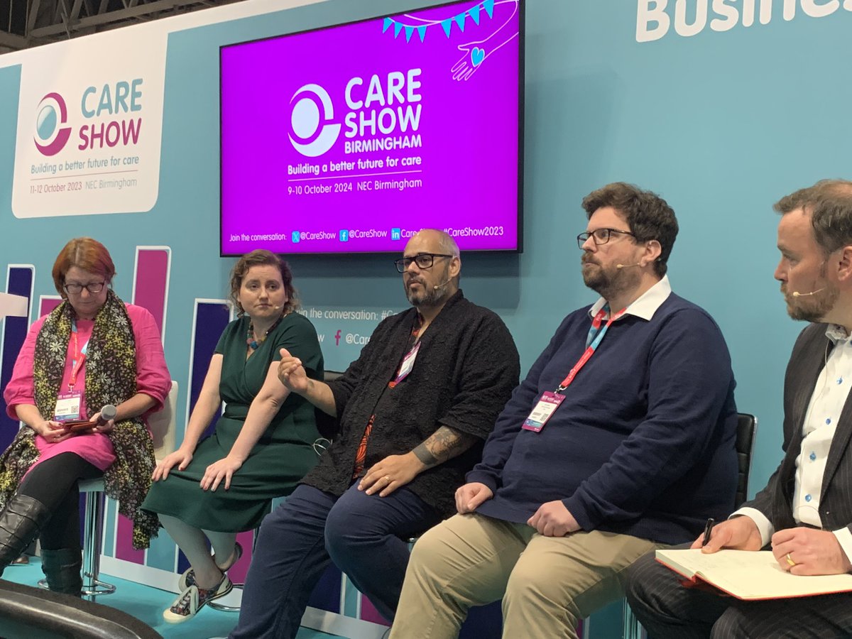 cmm_magazine's tweet image. ‘Stories have to inform policy - People with lived experience have to be central to those policy decisions. Experience and seeing care firsthand is what will change minds.’
@mencap_charity @NCFCareForum @TLAP1 #CareShow2023 @CareShow