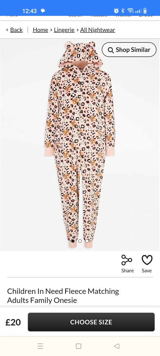 janey_babs's tweet photo. @Georgeatasda is there a size chart for the ladies matching onsies. Wanted to do matchy matchy with my wee one for children in need but nothing on here to help with sizing https://t.co/3v2M8sJsKP