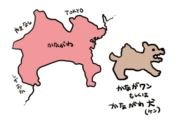 千葉県がチーバくんになったのがとても羨ましいので、神奈川県もわりと犬の形っぽいのをもっと強引に推して欲しい。