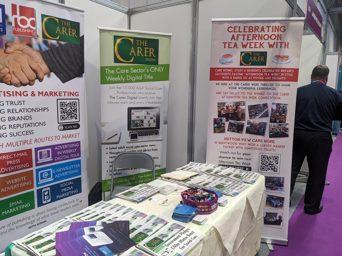 TheCarerUK's tweet image. We @TheCarerUK are exhibiting today on stand A78 at the wonderful @CareShow #CareShow2023 at Birmingham NEC please do pop by and say hi 👋to Dave and Peter.