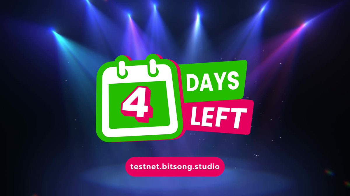 Tick-tock! ⏰ Decisions, decisions.
Do you want to be a regular artist or a legendary #NFT maestro? 
The BitSong NFT Music Contest has the answer. Choose wisely, create boldly! 🎤💫
Register 👇👇
testnet.bitsong.studio