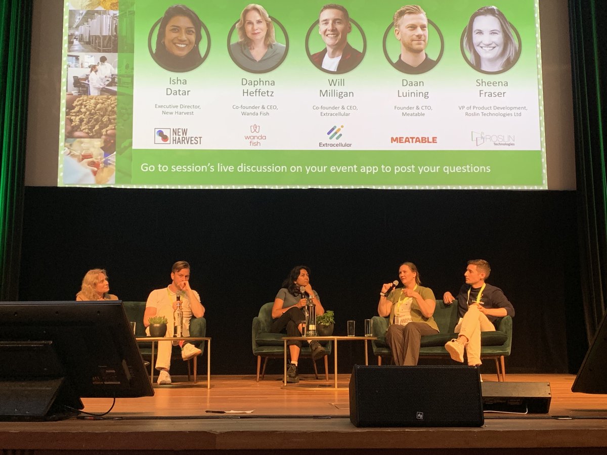 Roslin Technologies Ltd (@roslintech) on Twitter photo Thanks to <a href="/FutureProtein/">Protein Production Technology</a> and the rest of the panel for a lively discussion !
#cellsmatter #cultivatedmeat #roslintech Thanks to <a href="/FutureProtein/">Protein Production Technology</a> and the rest of the panel for a lively discussion !
#cellsmatter #cultivatedmeat #roslintech