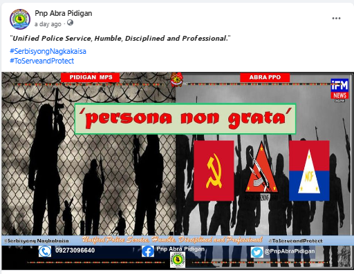 PidiganP's tweet photo. @PNPAbraPidigan https://t.co/C3HAwbNhdI