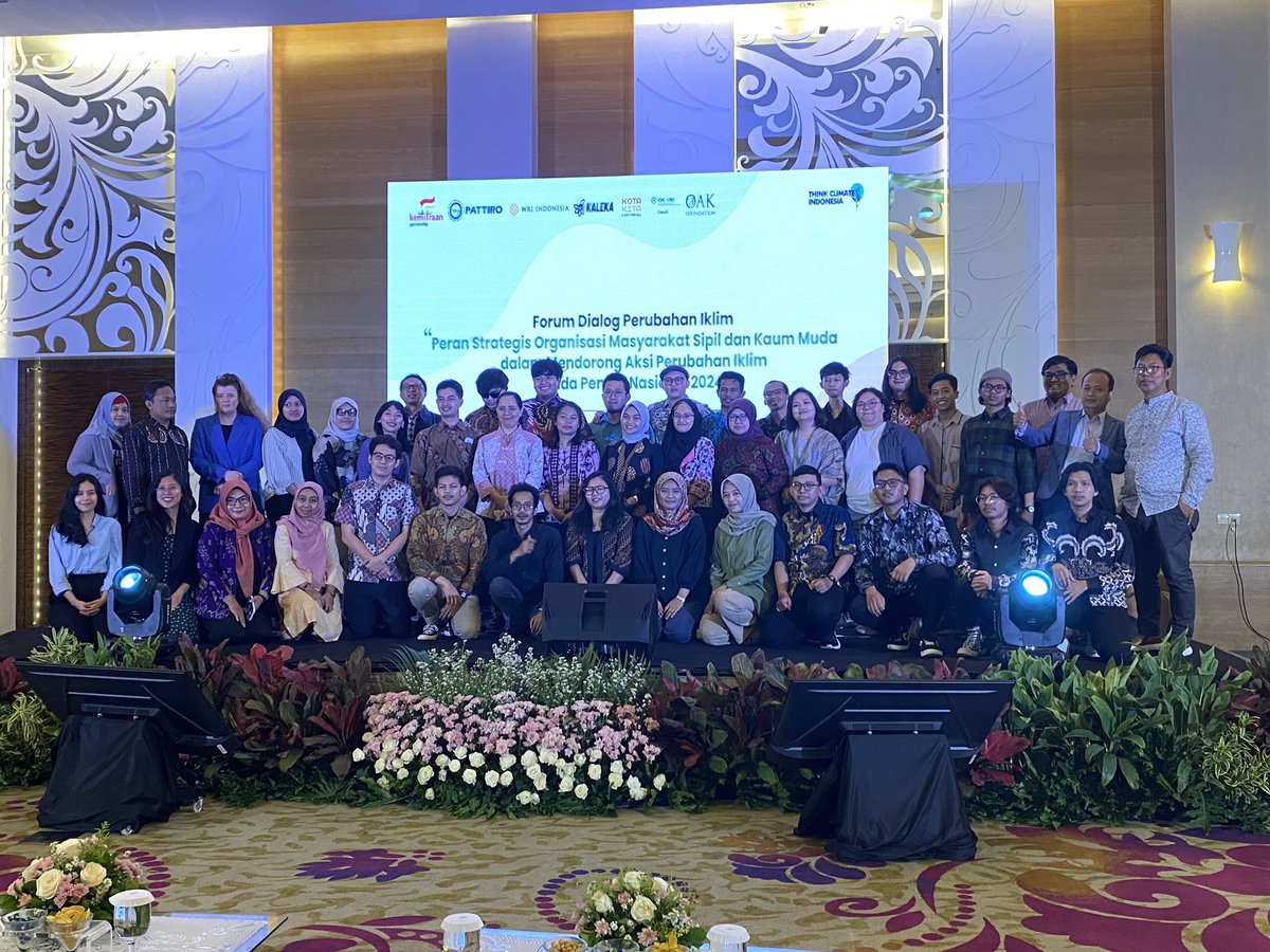 InfoPATTIRO's tweet photo. Thank you for today, Think Climate Indonesia Forum 🤗.

@kemitraan_ind @WRIIndonesia @kotakitaorg @kalekaindonesia 

Supported by @IDRCinAsia @oakfnd https://t.co/XWSBdNNxx8