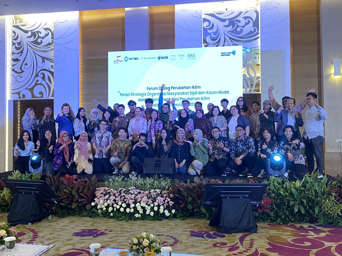InfoPATTIRO's tweet photo. Thank you for today, Think Climate Indonesia Forum 🤗.

@kemitraan_ind @WRIIndonesia @kotakitaorg @kalekaindonesia 

Supported by @IDRCinAsia @oakfnd https://t.co/XWSBdNNxx8