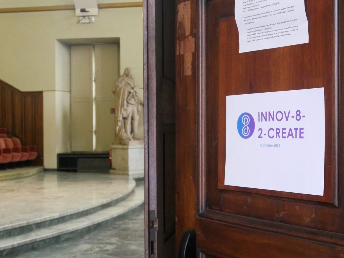 innov82create's tweet photo. Last week, the project partners, hosted by @unito, met in Turin 🇮🇹 to present INNOV-8-2-CREATE to local stakeholders and discuss details of the Tier 2 Innovation Training. Thanks to our hosts and all participants for the fruitful discussions!

Read more: https://t.co/Sfbtq6pxCF https://t.co/evgufNe0Uf