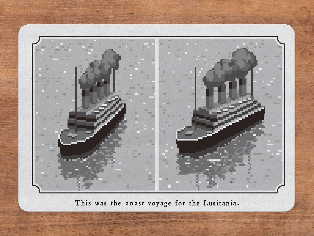 Pixel stereogram : the Lusitania