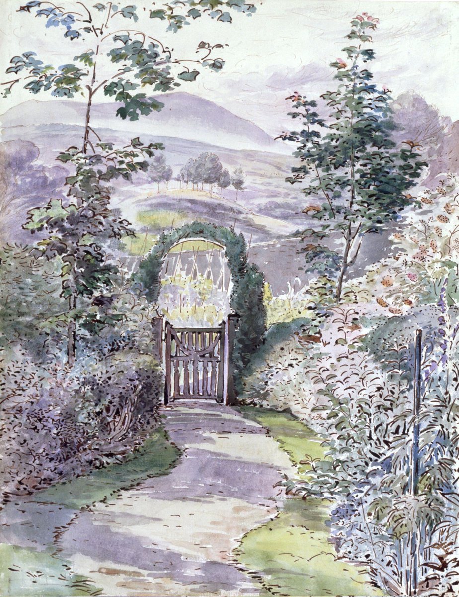 womensart1's tweet photo. ".. there is no gate, no lock, no bolt that you can set upon the freedom of my mind" - Virginia Woolf 

Painting, 1902, by Beatrix Potter, artist, author, illustrator, natural scientist. https://t.co/MtTaRBD6L7