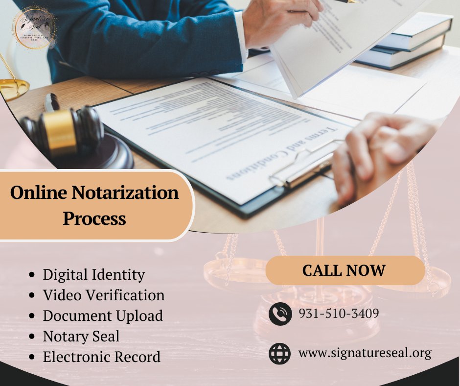 signatureseal23's tweet image. Online notarization is a convenient, digital method for verifying documents and signatures through video calls with certified notaries, ensuring legality and accessibility.
#OnlineNotarization #DigitalNotary #RemoteNotarization #ENotary #VirtualNotary #NotarizeOnline