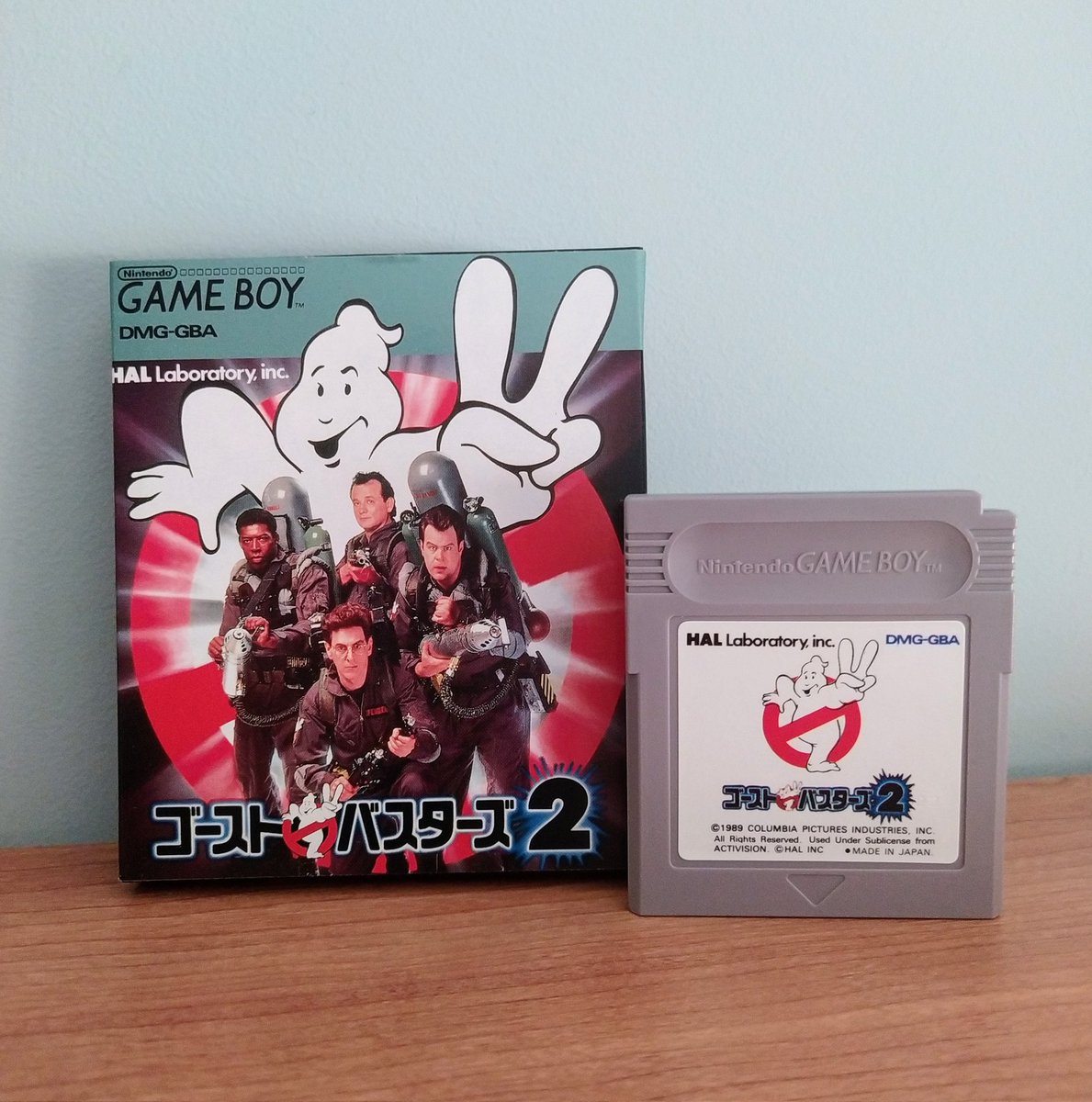 Charlss37's tweet image. #Hallaboratory 1989
#Ghostbusters2 👻🔫
#Gameboy 👾 #Nintendo 🍄