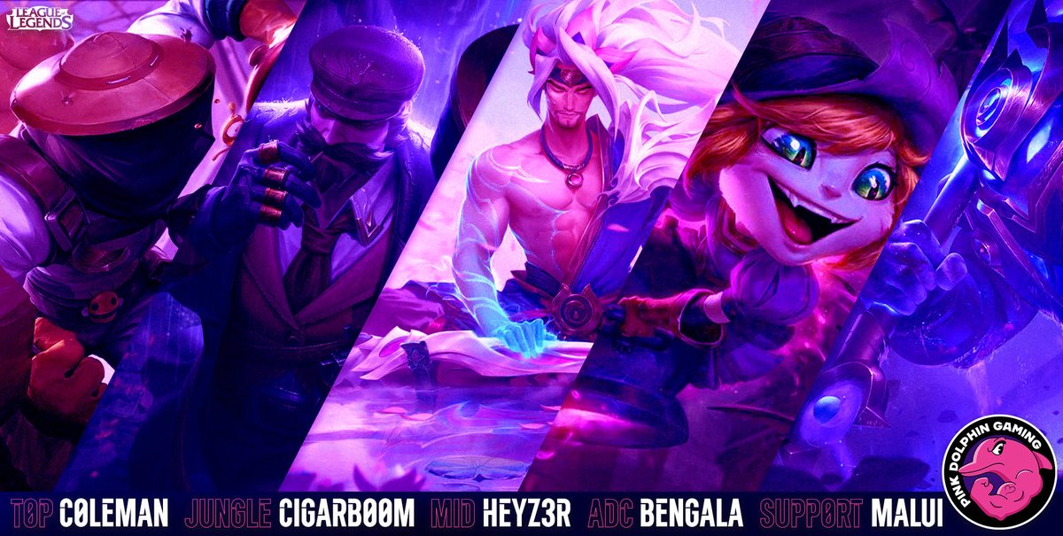 🚀 ¡Tenemos una sorpresa que hará temblar la grieta este split! 

Dos equipos; el doble de diversión. Presentando a nuestra segunda manada para este split. 

🌪️ <a href="/DaniTorn/">Dani Torn</a> 
💣 <a href="/CigarB00M/">Cigar</a> 
🎮 <a href="/Heyz3rr/">Andy</a> 
🐯 <a href="/BENGALAA_/">Joan | BENGALA | Silvestre</a> 
🌀 <a href="/Dizzy_Aiden/">Wino</a> 

El rosa no es solo un color, es una actitud.