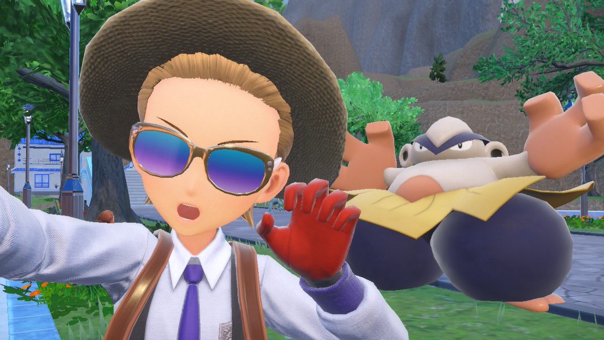 phillypaycheck's tweet photo. I AM LOVING THIS GAME. #pokemonfanart #PokemonScarletViolet #pokemon https://t.co/lI8ELTDCQk