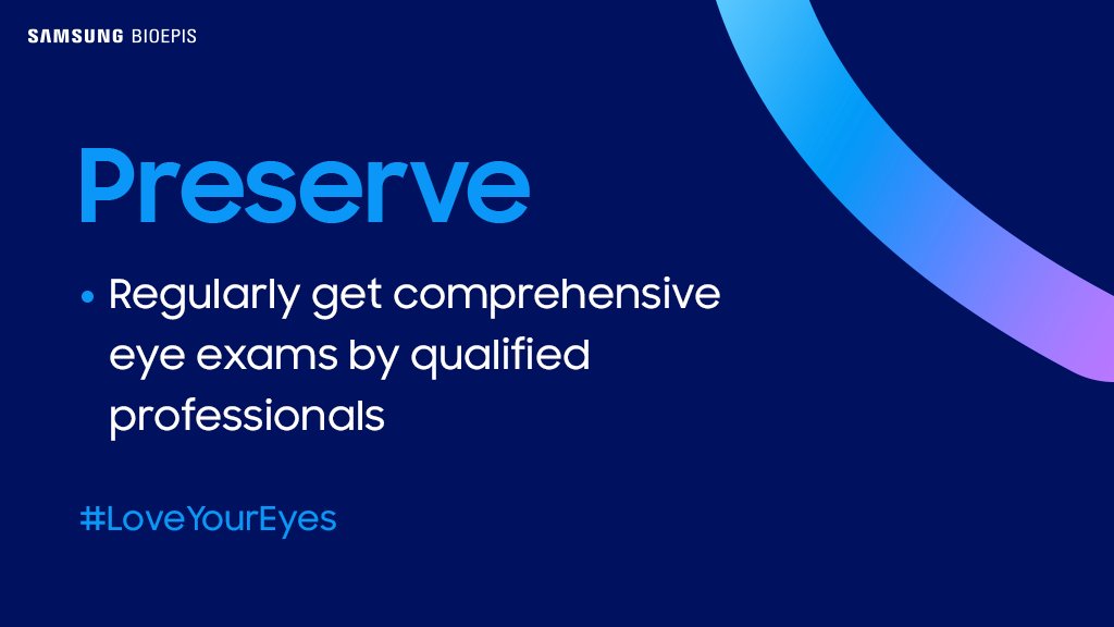 SamsungBioepis's tweet photo. Our eyes are central to enjoying many of the activities that life offers. 🏕🚴‍♀️🪁📺

Take a look at the 4 Ps below that will help you take care of your eye health. Make sure to continue to #LoveYourEyes.👀🧡 
#WorldSightDay https://t.co/sCDhIqiwjz