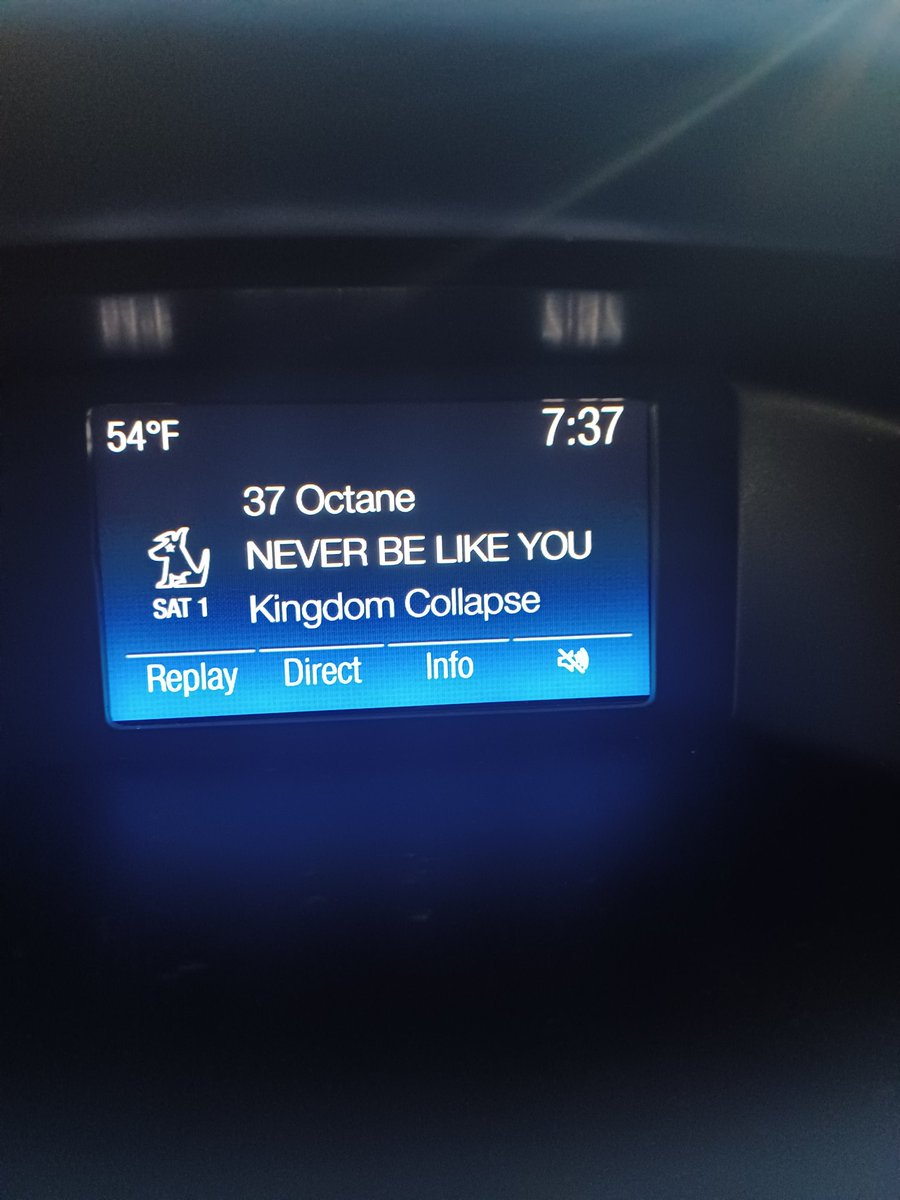 Thank you @CiBabs for starting my day off strong with a spin of #NeverBeLikeYou from @kingdomcollapse!! Love this one!! Perfect way to start this day!! Please keep those spins coming!! 🤘🖤🔥 @SXMOctane #BigUns #NewMusic