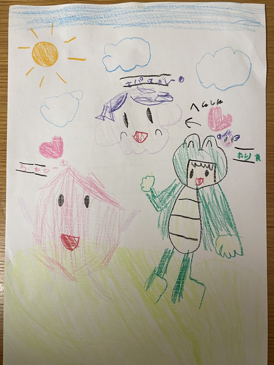 AppBono's tweet photo. My daughter drew this picture. She also looks forward to the videos every week!

#あいフォニファンアート https://t.co/KlrNFs0uzf