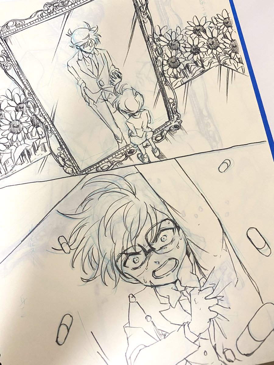 引き出しずっと眠ってたリバルのやつ。当時凄い勢いで描いたな〜✍️💥案の定描き終えたら手が痛かった。置いててもしゃーないから処分するか〜 