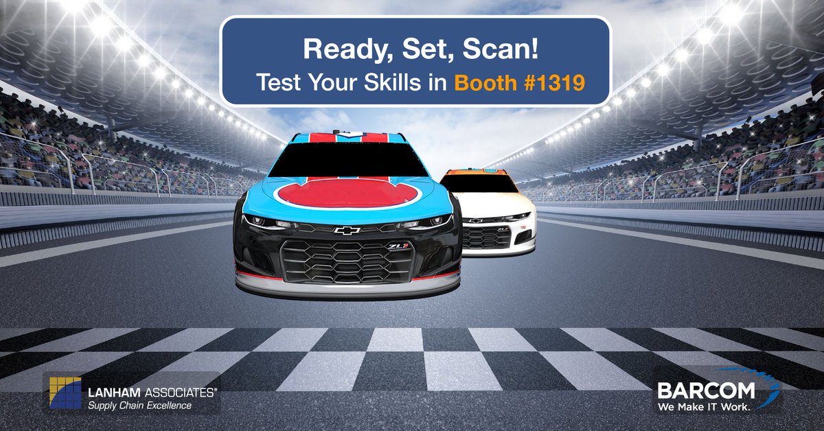 Rev your engines! Take a couple laps with us at Summit next week as you test your barcode scanning skills!   
#MySummitNA
#Msdyn365bc