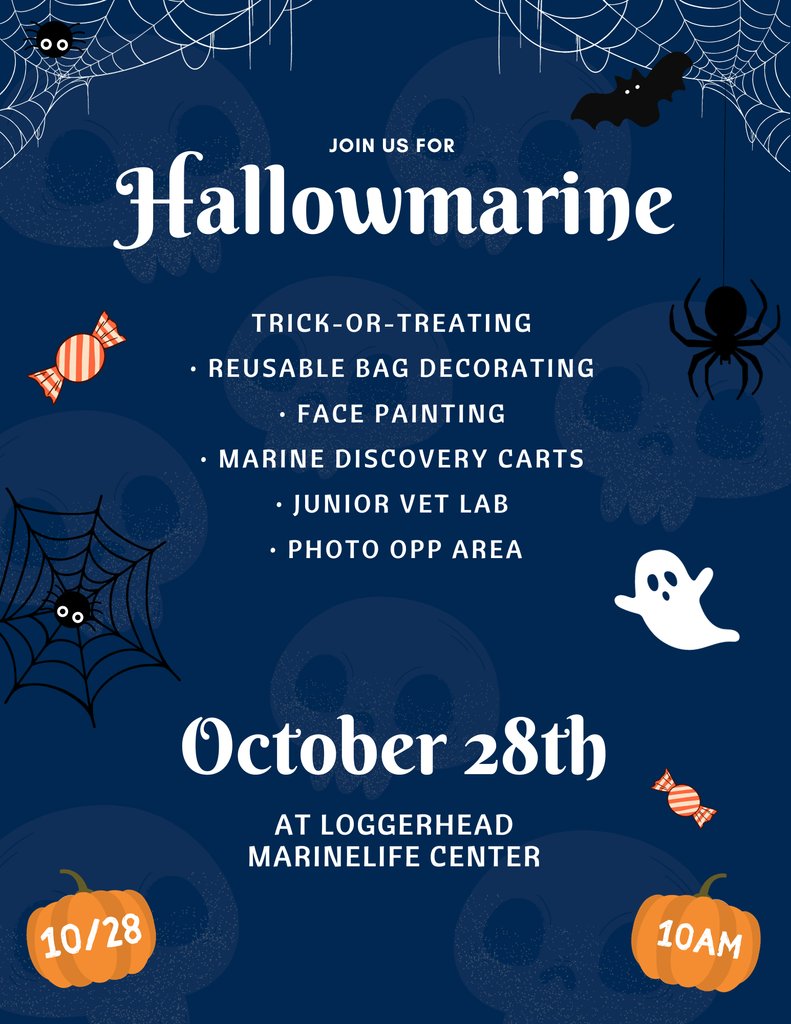 Hallowmarine is returning for its second year at LMC! Join us on Saturday, October 28, for a variety of fun activities. 

We encourage everyone to wear their costumes while experiencing a Halloween-themed animal enrichment feeding, trick-or-treating, and much more!