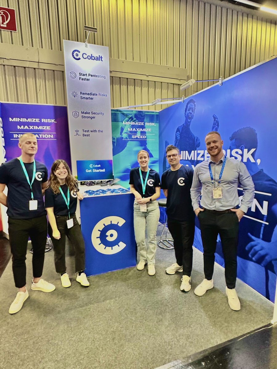 ✨ Our final day at IT-SA, Nuremberg, Germany. Don't miss your chance on to attend Europe's largest trade fair for IT security! Stop by the Cobalt booth(6-442) and say hello to the team! Find out how Cobalt can minimize risk and maximize [Innovation, Collaboration, Agility].