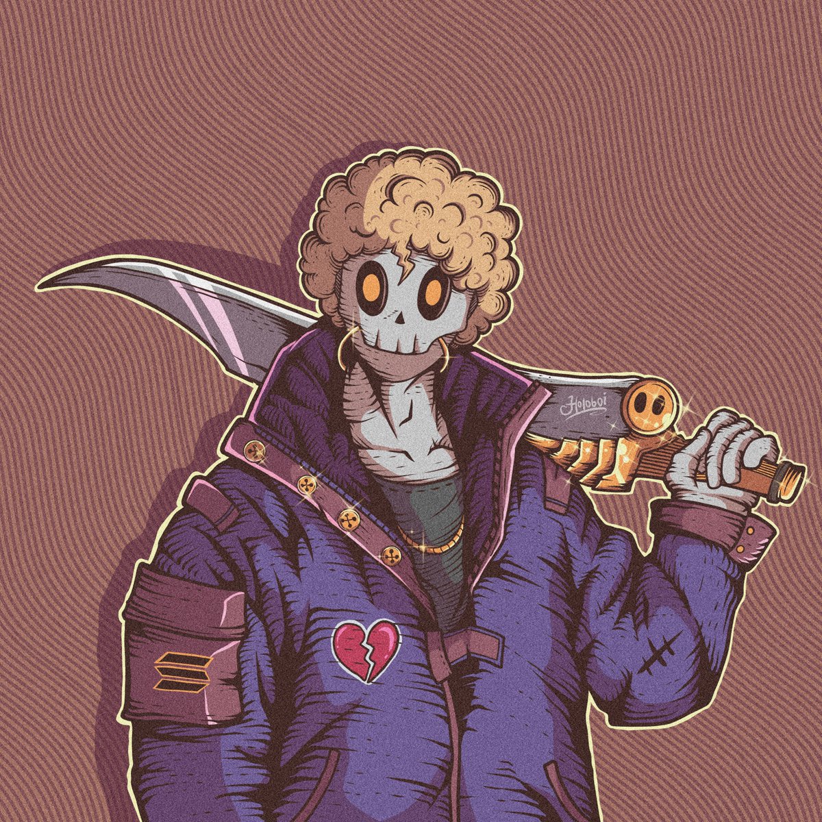 HOLOB◎I AUCTION IS LIVE on <a href="/exchgART/">Exchange Art</a> 

HOLOBOI || 35 

Reserve : 0.7 S◎L
Tick : 0.5 S◎L 
Time: 28 hours           

~the masked loner, the world of his mind's imagination~              

place bid here 
exchange.art/single/Jf7HXNs…