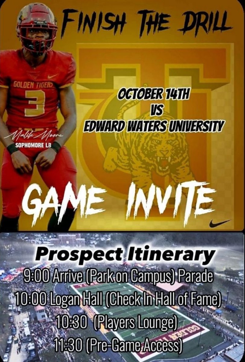 I will be @ Tuskegee Saturday for homecoming! ❤️‍🔥💛 <a href="/TheCoachBear48/">BEAR Woods</a> <a href="/CoachJC16/">Jonathan Chandler</a> <a href="/IAMCOACHDEZ/">Coach Desmond Willis</a> <a href="/LION4__/">Qoach Buggs</a>