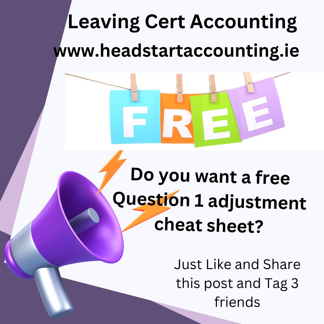 online_head's tweet photo. Struggling with the adjustments for question 1 final accounts then contact us for your free cheat sheet to help demystify the adjustments #lcaccounting https://t.co/CNX9jzrLTY